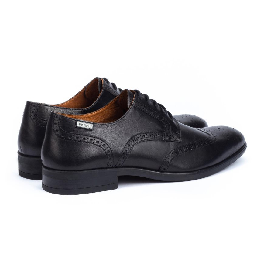 Men's Pikolinos BRISTOL Casual Shoes Black | NZ Z3510Q9